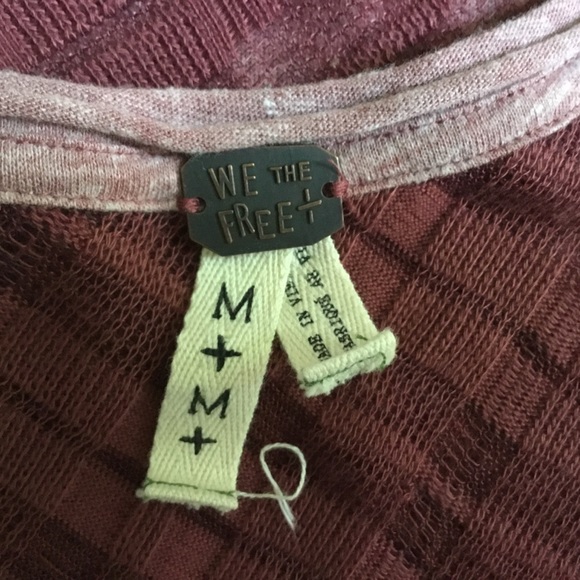 WE THE FREE burgundy If Only Records tee 1983 M - Picture 5 of 7